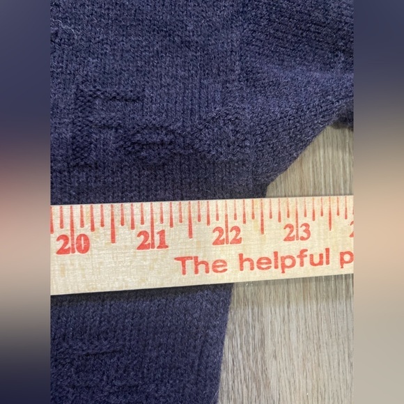 Vintage FedEx Stan Herman allover logo print Sweater Cardigan Embroidered large - Picture 6 of 7